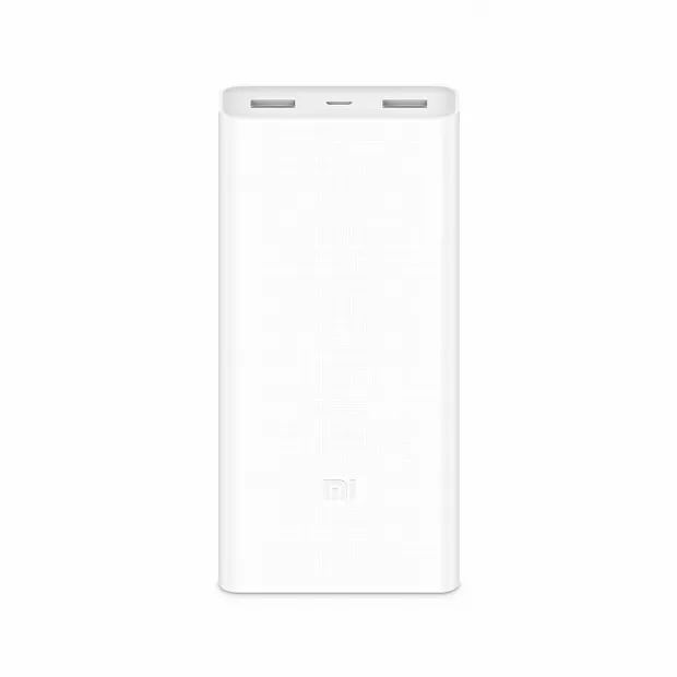 Xiaomi Mi Power Bank 2C 20000 mAh PLM06ZM (White) - купить в Липецке внешний аккумулятор Ксиаоми Ми Повер Банк 2С 20000 мАч (Белый): цена, отзывы, обзор, характеристики, фото