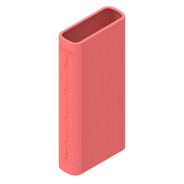Силиконовый чехол для Xiaomi Mi Power Bank 3 20000 mAh (Pink) - 1