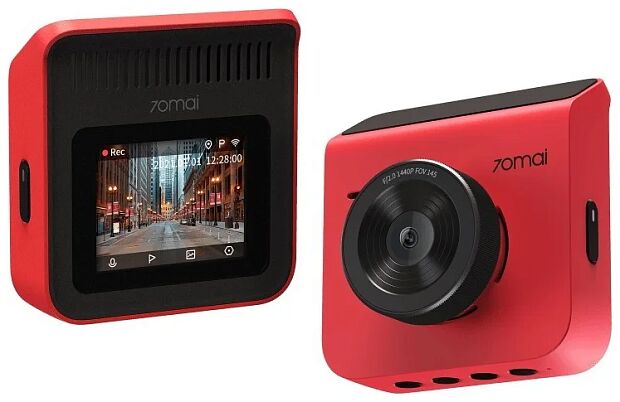 Видеорегистратор 70mai Dash Cam A400  Rear Cam Set (Red) RU - 1