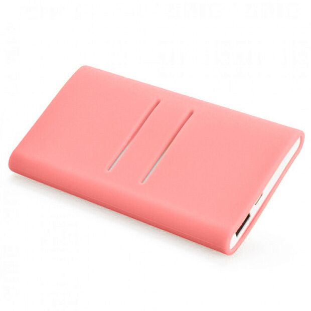 Силиконовый чехол для Xiaomi Power bank 5000 Slim (Pink) - 2