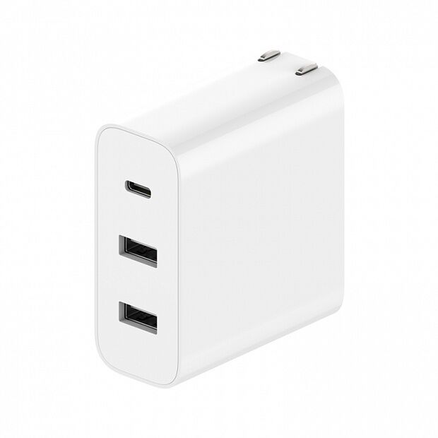 Сетевое зарядное устройство Mijia USB Charger 65W Fast Charge Version (White/Белый) - 1