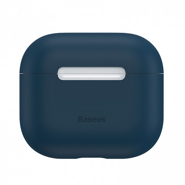 Чехол BASEUS Super Thin Silica Gel Case для AirPods 3, синий - 1