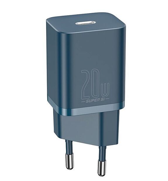 Зарядное устройство BASEUS Super Si USB-C, 3A, 20W, синий - 7