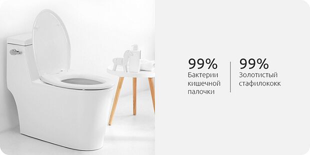 Умная крышка унитаза Xiaomi Whale Spout Heating Toilet Seat Cover (White) - 3