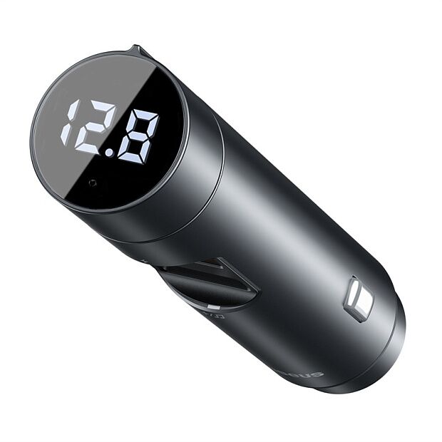 Автомобильный беспроводной MP3-плеер BASEUS Energy Column Car Wireless MP3, 3A, темно-серый - 2