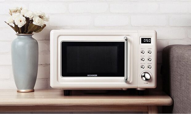 Микроволновая печь Qcooker Retro Tablet Microwave (White/Белый) - 5
