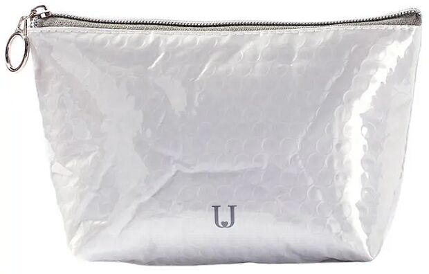 Дорожная косметичка Jordan Judy Trapezoidal Bubble Film Cosmetic Bag (PT109) (Silver) - 1