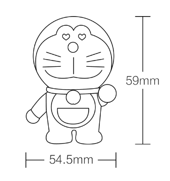 Набор ароматизаторов воздуха в машину Xiaomi Doraemon Dream Car Air Outlet Aromatherapy Suit (Blue) - 2