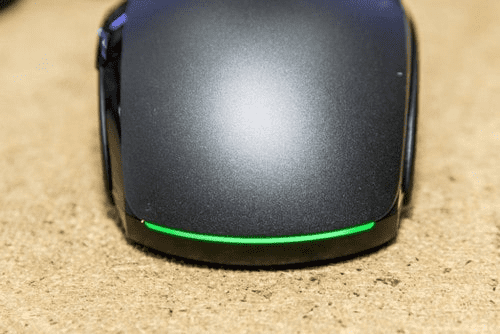 Пример работы RGB-подсветки на мышке Сяоми