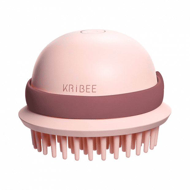 Расческа Xiaomi Okribee Electric Head Massage Brush (Pink/Розовый) 