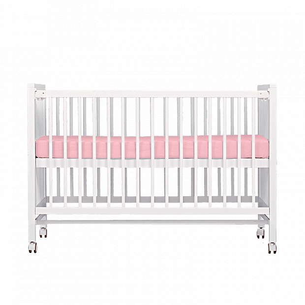 Набор (детская кроватка и матрас) Snuggle Sac Infant Beech Crib And Universal Mattress (Pink) 